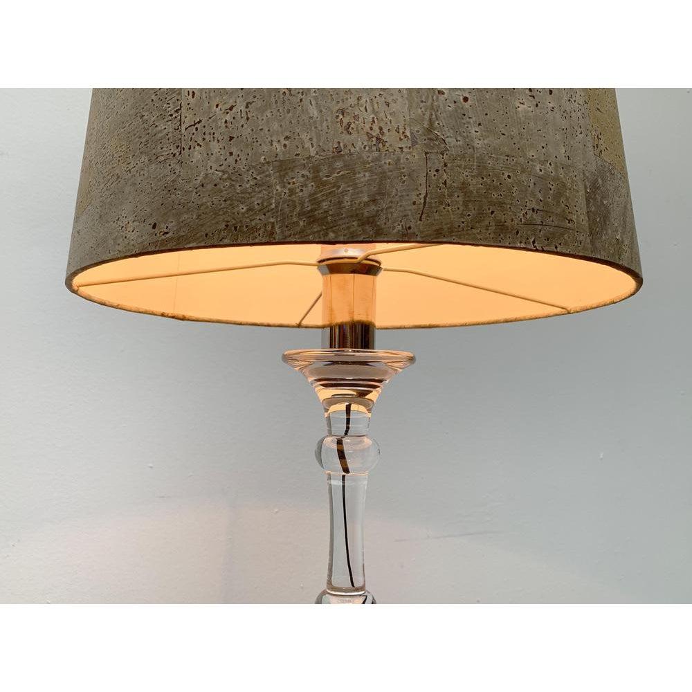 Tedesco Lampada da tavolo in vetro Tiffany tedesca di metà secolo di Ingo Maurer, anni '60 in vendita