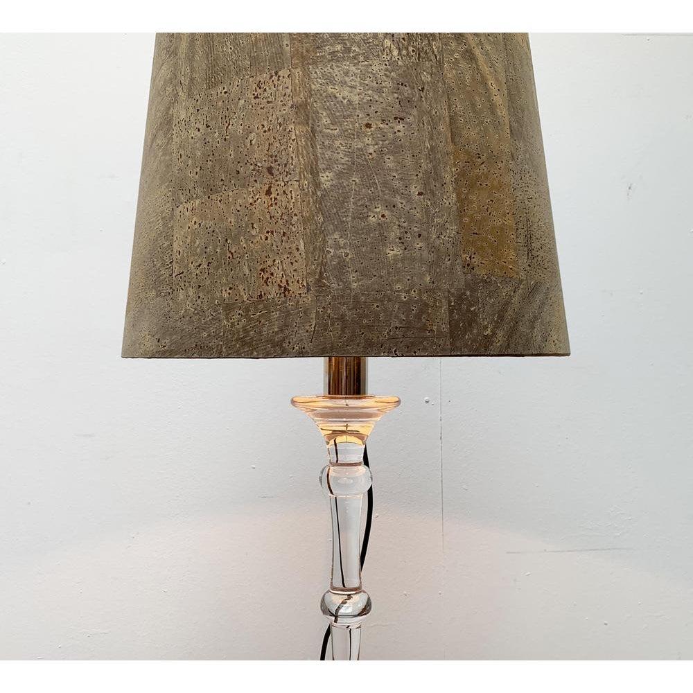 Lampada da tavolo in vetro Tiffany tedesca di metà secolo di Ingo Maurer, anni '60 In condizioni buone in vendita a Hamburg, DE
