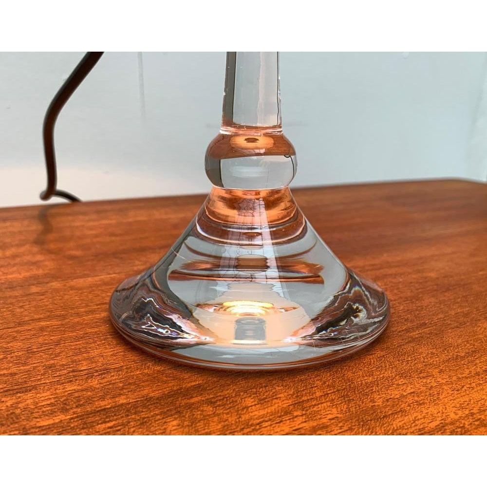 Lampe de table en verre Tiffany allemande du milieu du siècle par Ingo Maurer, années 1960 en vente 1