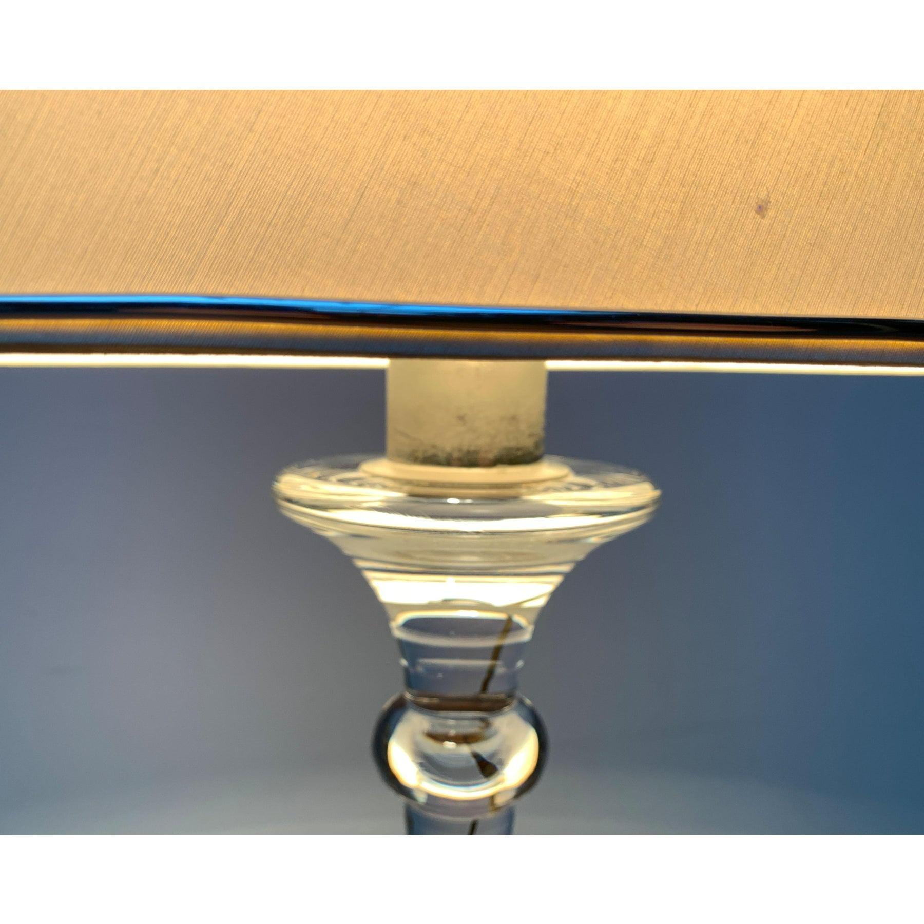 Lampada da tavolo in vetro Tiffany tedesca di metà secolo di Ingo Maurer, anni '60 in vendita 1