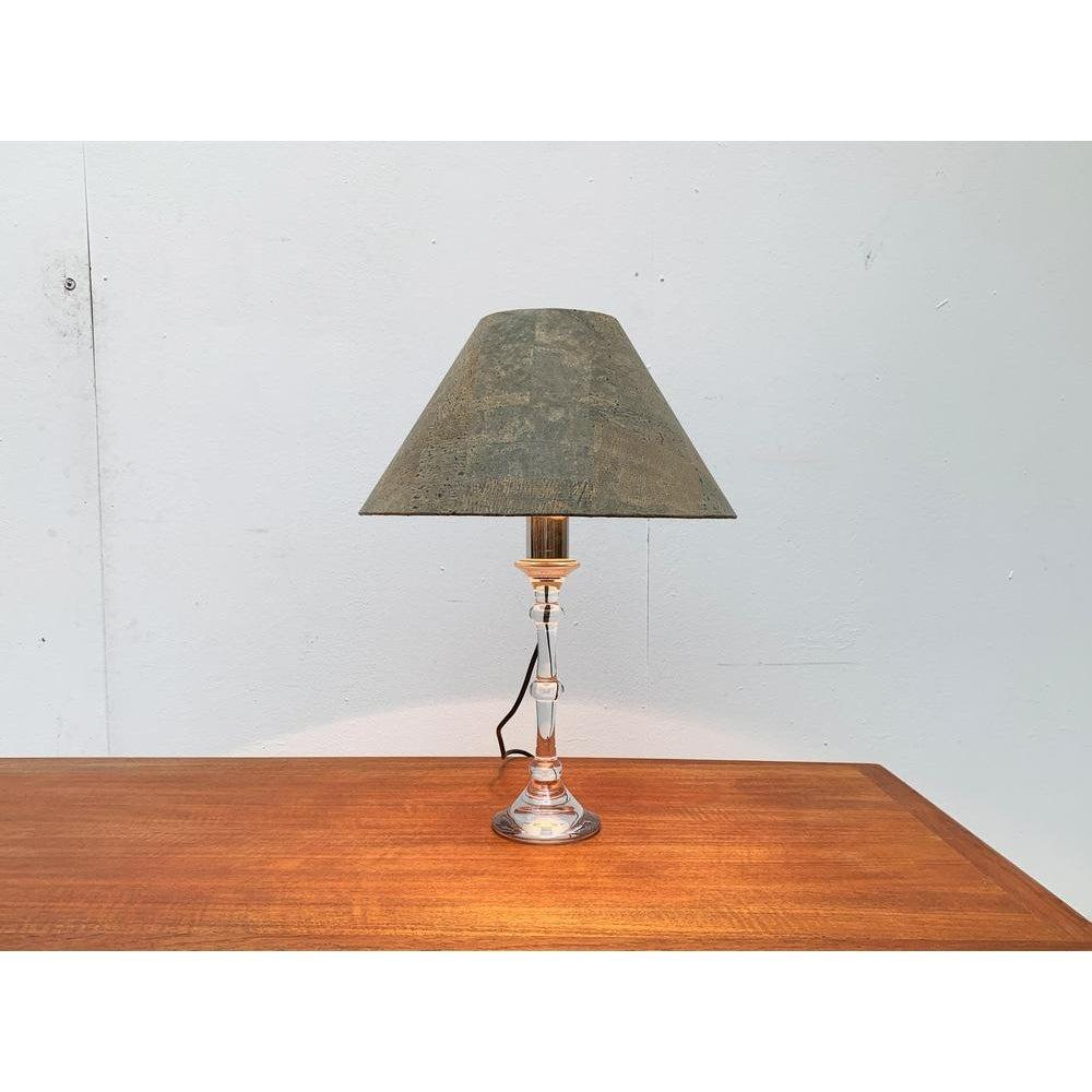 Lampe de table en verre Tiffany allemande du milieu du siècle par Ingo Maurer, années 1960 en vente 2