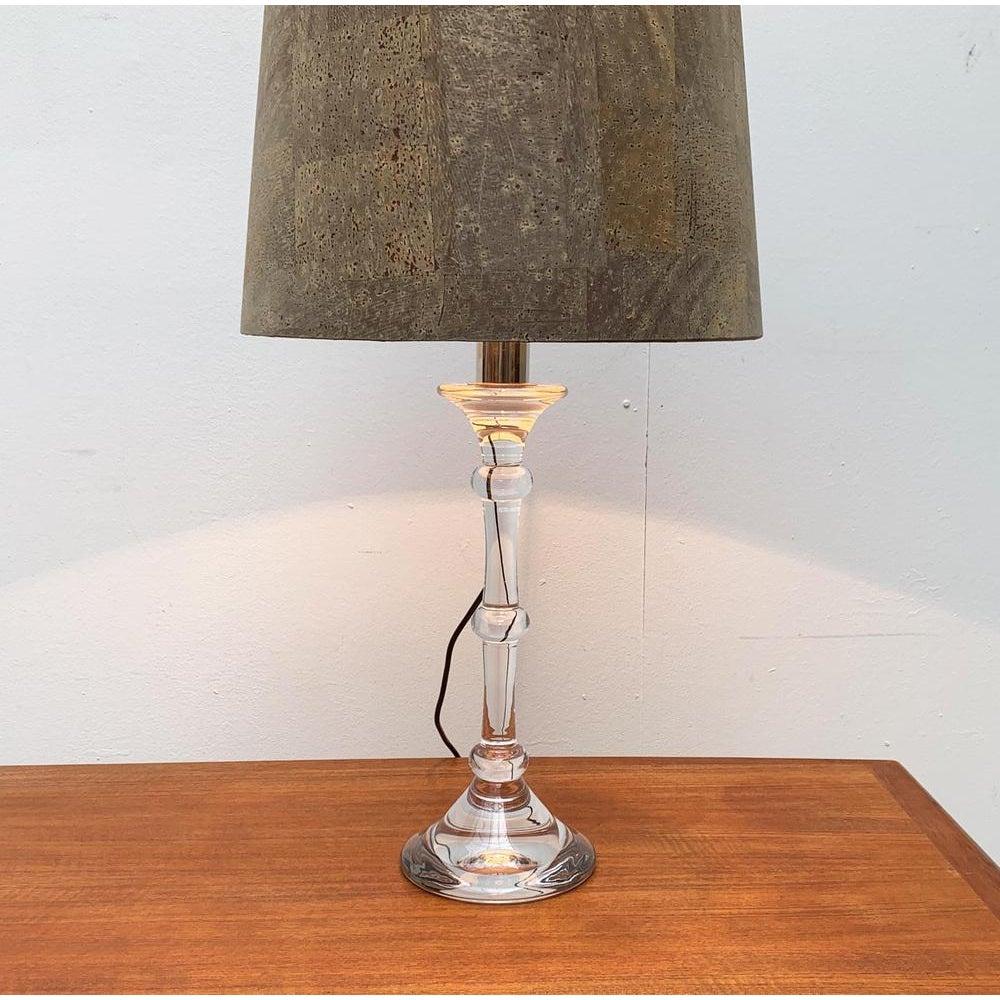 Lampada da tavolo in vetro Tiffany tedesca di metà secolo di Ingo Maurer, anni '60 in vendita 2