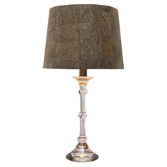 Deutsche Tiffany-Glas-Tischlampe aus der Mitte des Jahrhunderts von Ingo Maurer, 1960er Jahre
