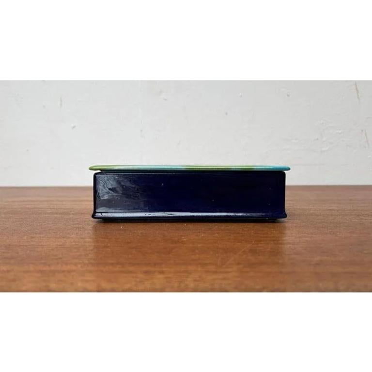 Caja de cerámica de coleccionista Tosca Sorena 4711 alemana de mediados de siglo con tapa, años 60 en venta 4