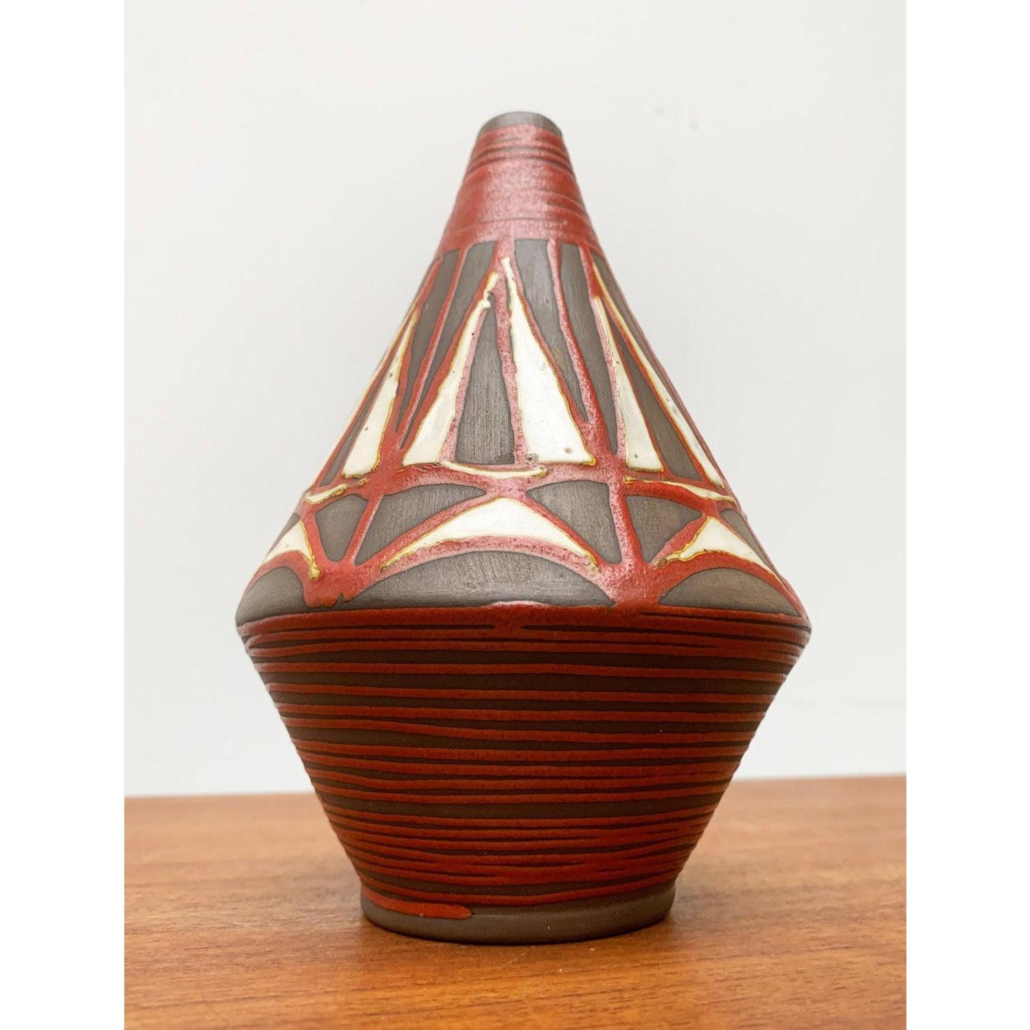 Vaso tedesco di metà secolo di Heidi Kippenberg, anni '60 in vendita 4
