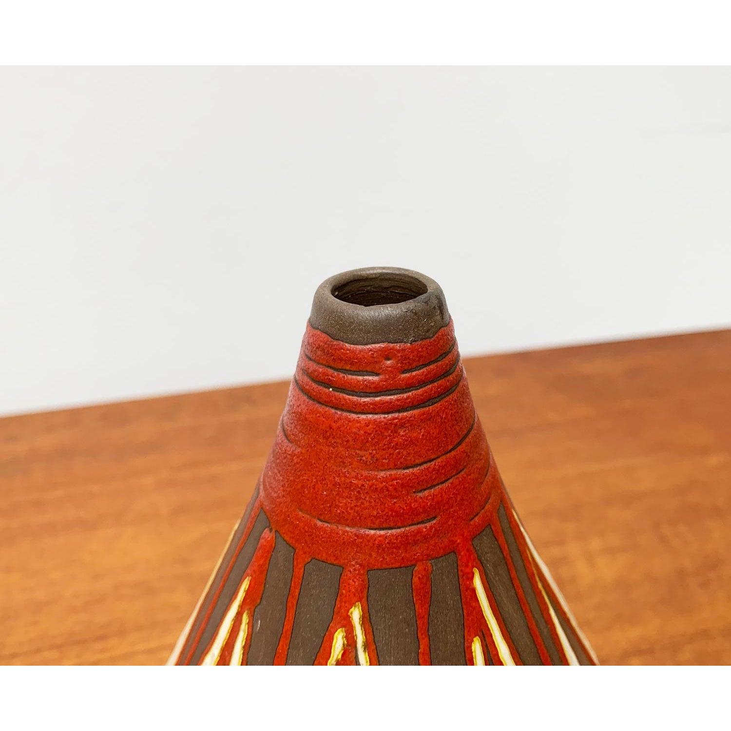 Ceramica Vaso tedesco di metà secolo di Heidi Kippenberg, anni '60 in vendita