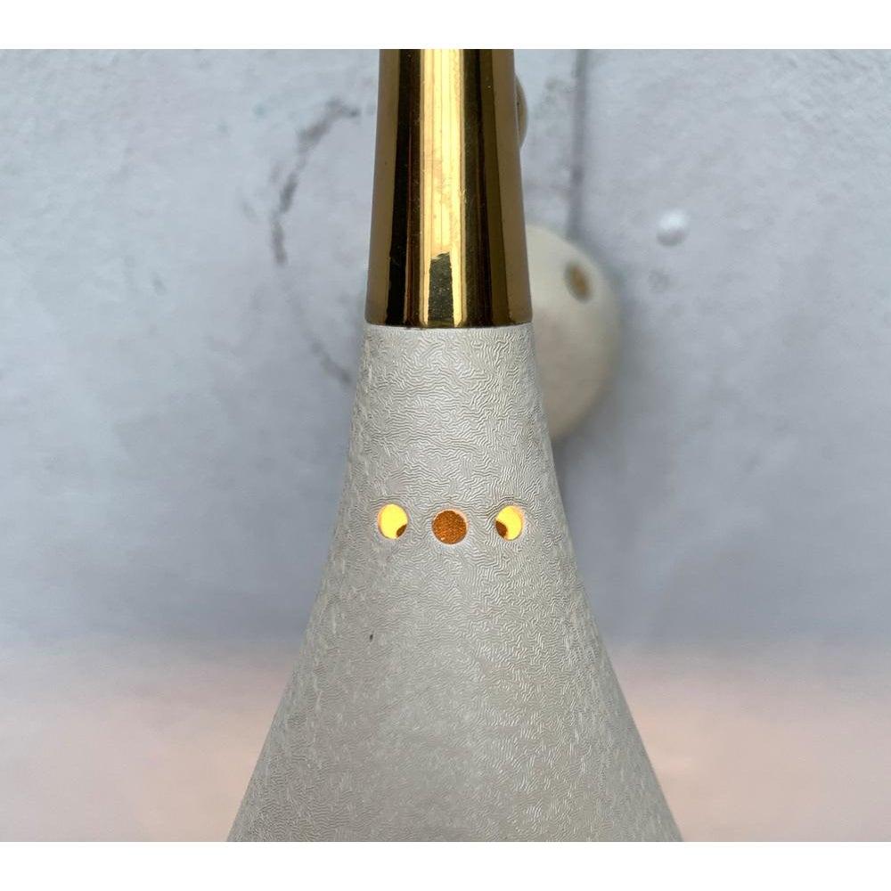 Metallo Lampada da parete tedesca di metà secolo di Cosack, anni '60 in vendita