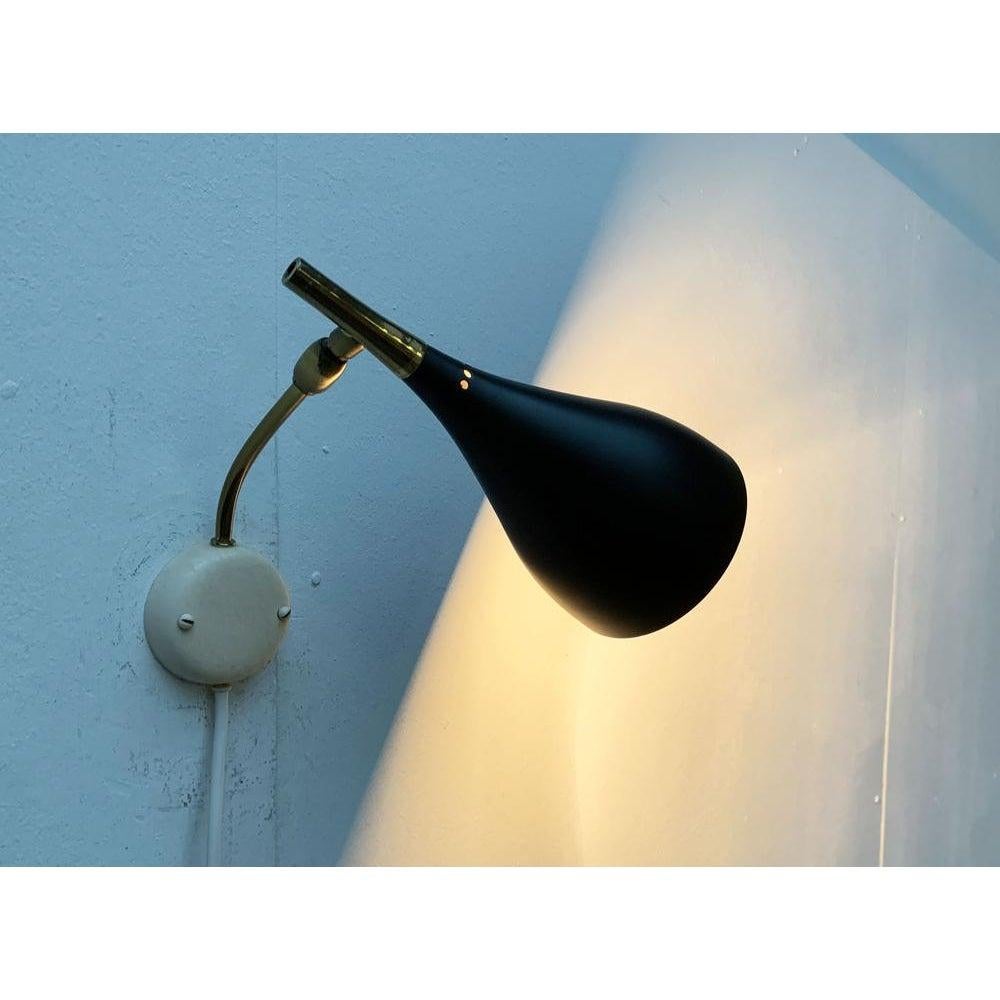 Mid-Century moderno Lampada da parete tedesca di metà secolo di Cosack in vendita