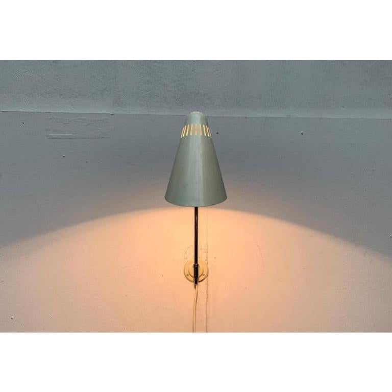 XX secolo Lampada da parete tedesca di metà secolo di Kaiser Leuchten, anni '60 in vendita