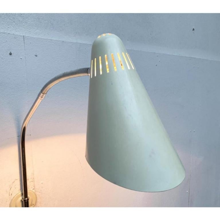 Metallo Lampada da parete tedesca di metà secolo di Kaiser Leuchten, anni '60 in vendita