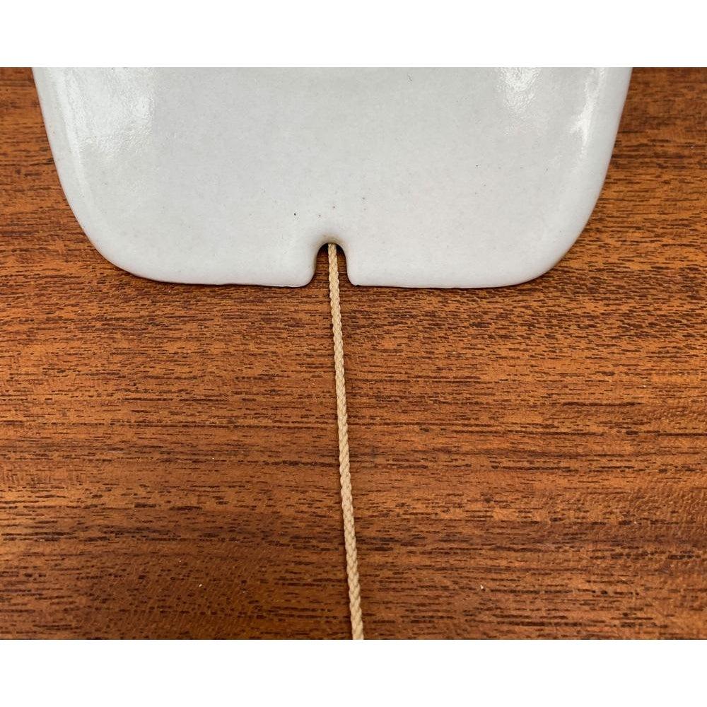 Mid-Century German Wall Lamp in Glass & Ceramic by Wilhelm Wagenfeld for Lindner For Sale 6