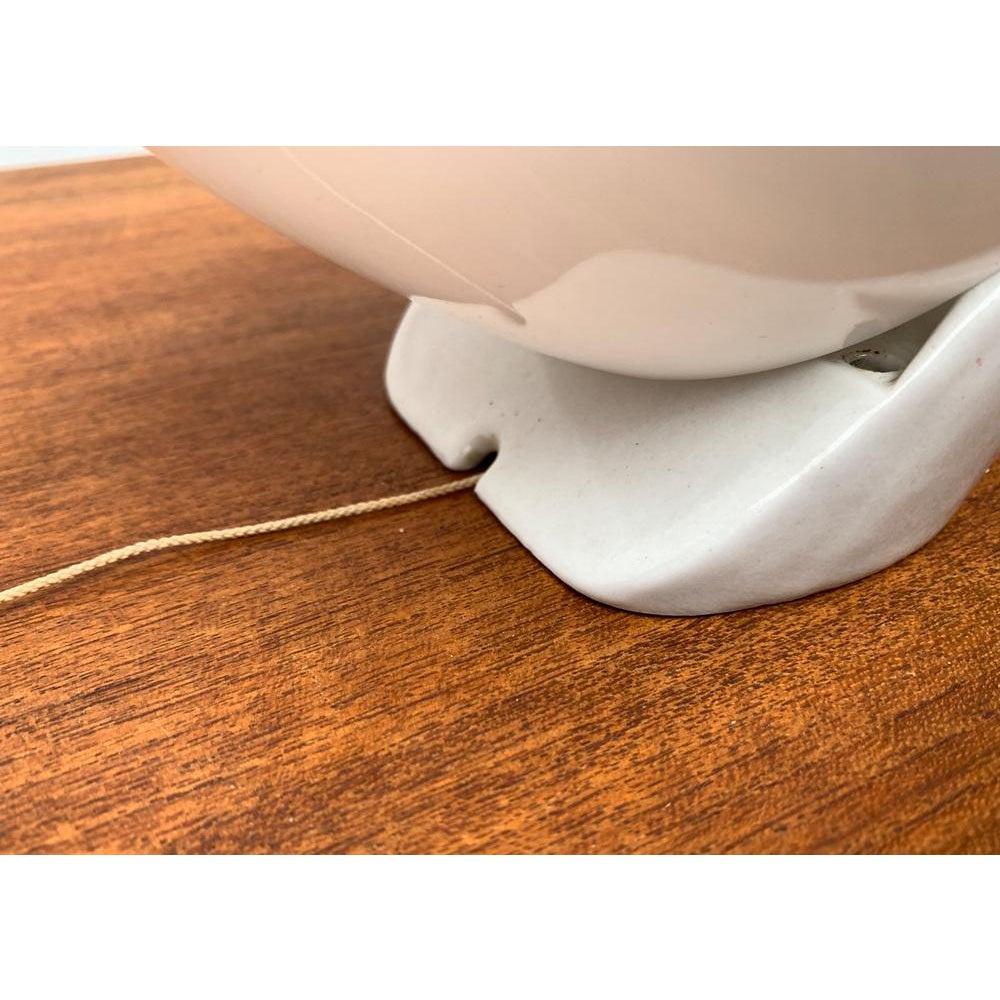 Mid-Century German Wall Lamp in Glass & Ceramic by Wilhelm Wagenfeld for Lindner For Sale 2