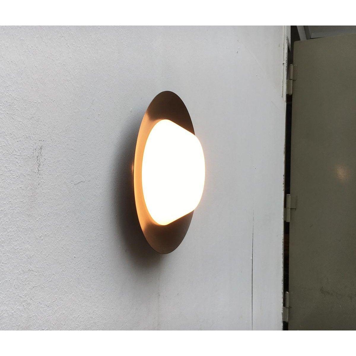 Metallo Lampada da parete o da soffitto tedesca di metà secolo di BUR, Bünte & Remmler, anni '60 in vendita