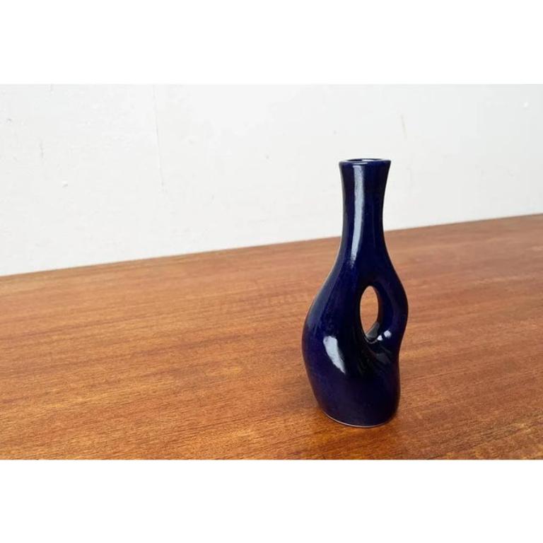Vaso WGP in ceramica West German Pottery di metà secolo con forma organica, anni '60 in vendita 2