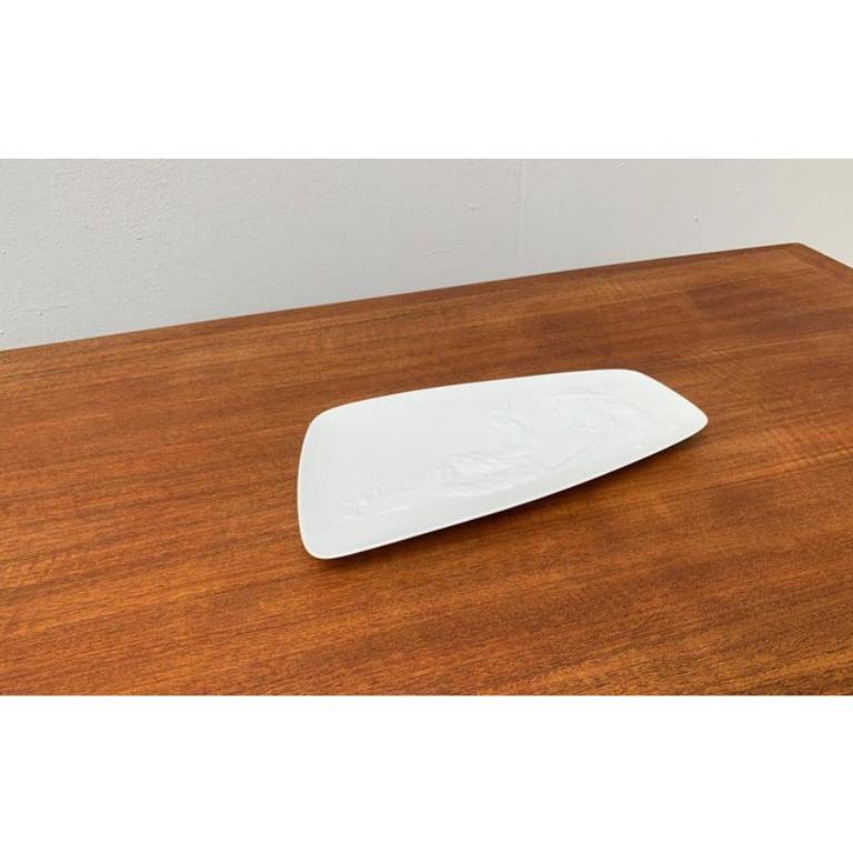 Cuenco de porcelana blanca alemana de mediados de siglo de Bjørn Wiinblad para Rosenthal Porcelana en venta