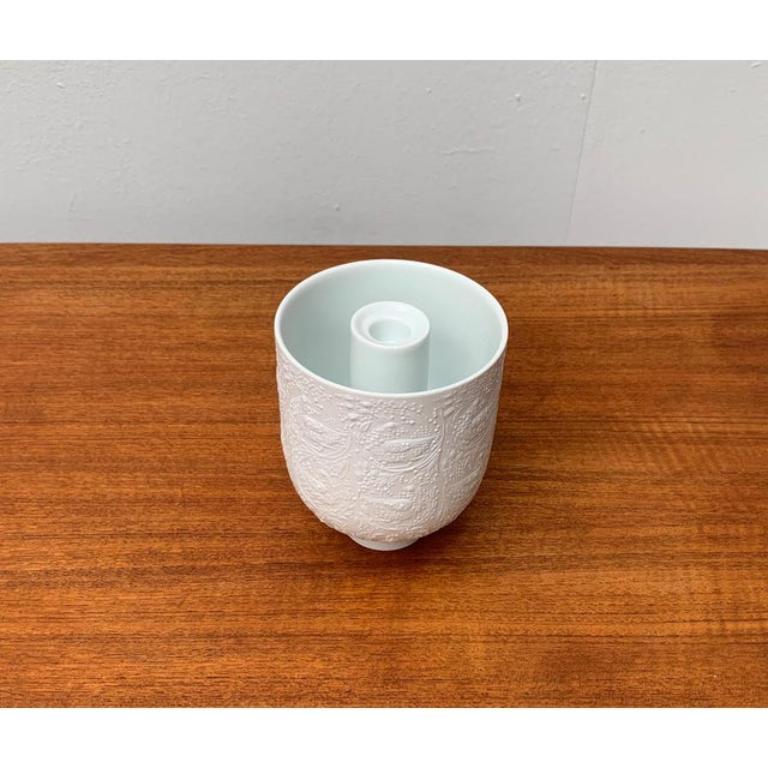Bougeoir en porcelaine blanche allemande du milieu du siècle par Bjørn Wiinblad pour Rosenthal en vente 5