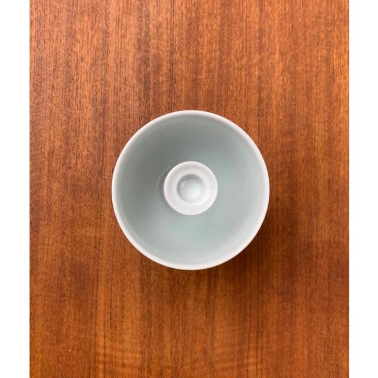 Bougeoir en porcelaine blanche allemande du milieu du siècle par Bjørn Wiinblad pour Rosenthal en vente 1
