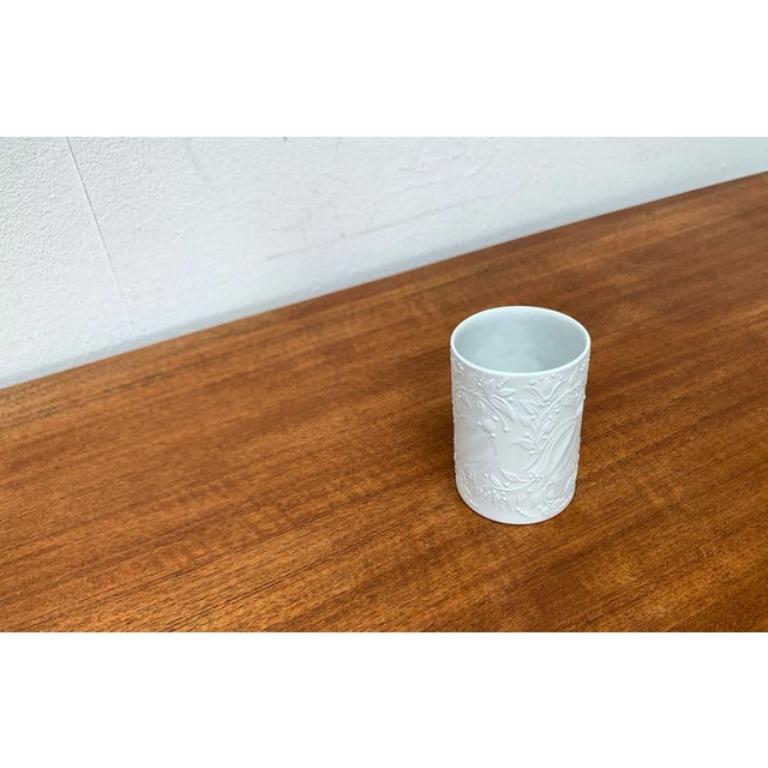 Mid-Century German White Porcelain Vase by Bjørn Wiinblad for Rosenthal, 1960s For Sale 7