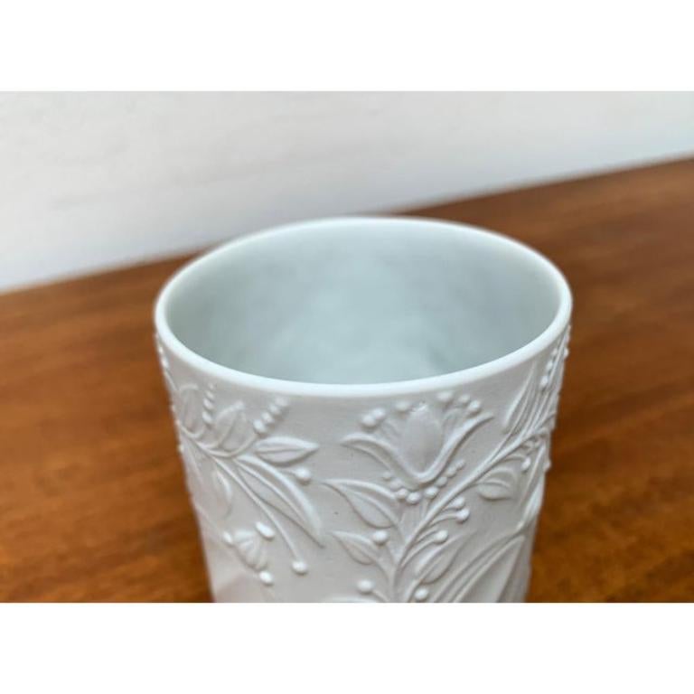 20th Century Mid-Century German White Porcelain Vase by Bjørn Wiinblad for Rosenthal, 1960s For Sale