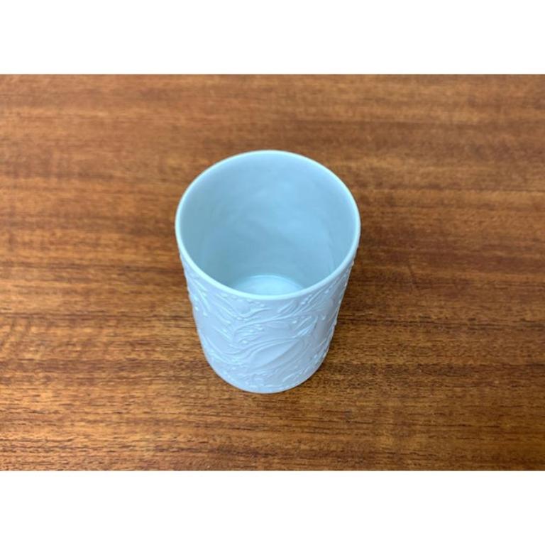 Mid-Century German White Porcelain Vase by Bjørn Wiinblad for Rosenthal, 1960s For Sale 2