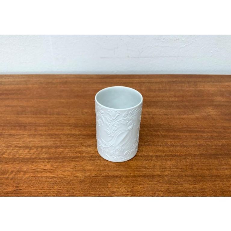 Mid-Century German White Porcelain Vase by Bjørn Wiinblad for Rosenthal, 1960s For Sale 4