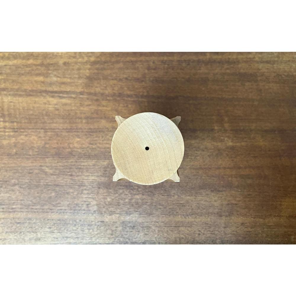 20th Century Mid-Century German Wooden Candleholder, 1960s For Sale