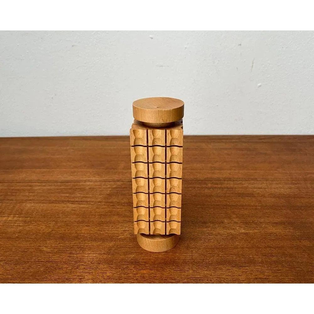 Mid-Century German Wooden Candleholder, 1960s For Sale 2