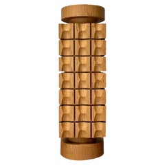 Mid-Century German Wooden Candleholder, 1960s
