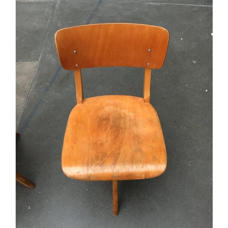 20th Century Mid-Century German Wooden Children Swivel Chair from Casala For Sale