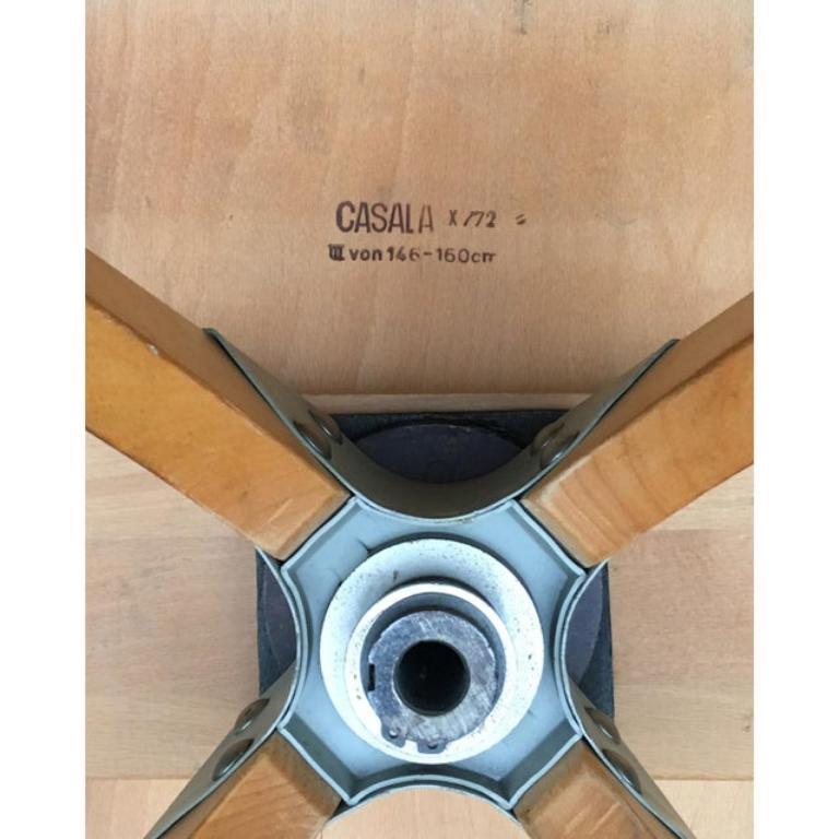 Metal Mid-Century German Wooden Children Swivel Chair from Casala For Sale
