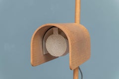 Mid-Century German Wooden Floor Lamp