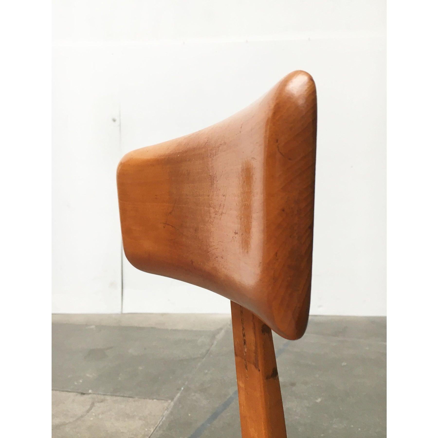 20th Century Mid-Century German Wooden Swivel Chair from Sedus For Sale