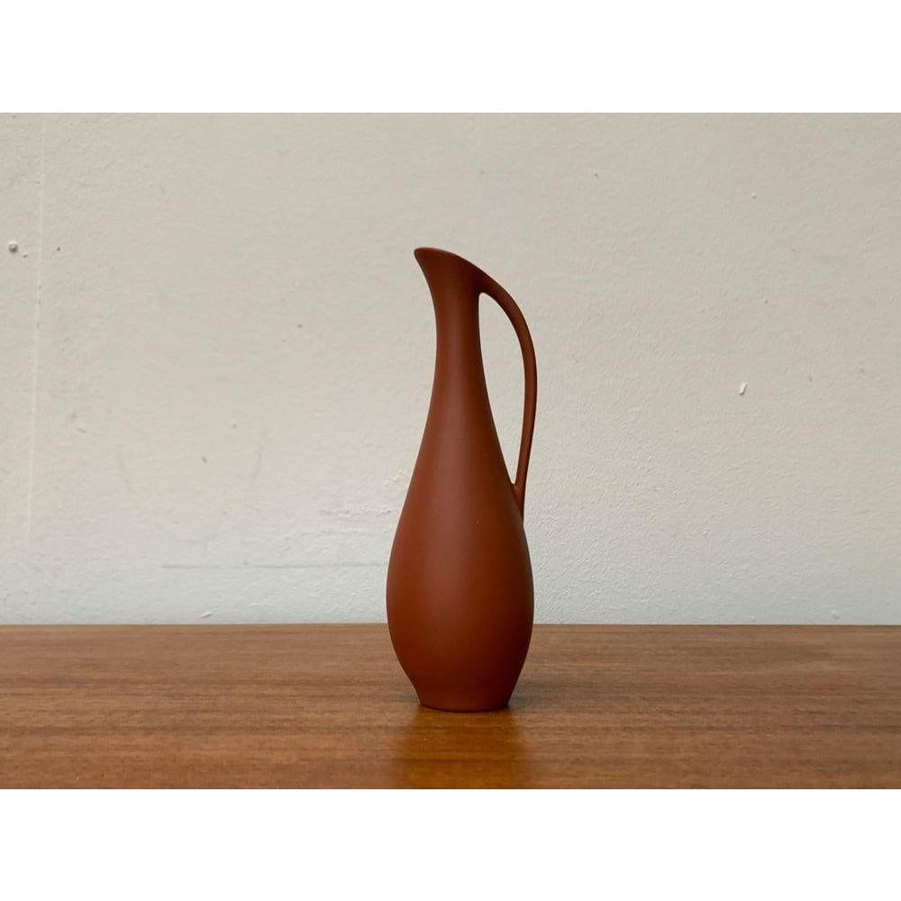 Ceramica Vaso a caraffa in terra-sigillata Wormser tedesco di metà secolo, anni '60 in vendita