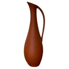 Mid-Century German Wormser Terra-Sigillata Pottery Carafe Vase, 1960s
