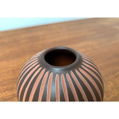 Mid-Century German Wormser Terra-Sigillata Pottery Vase, 1960s