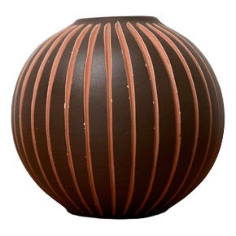 Mid-Century German Wormser Terra-Sigillata Pottery Vase, 1960s