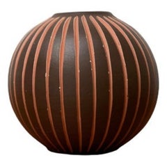 Mid-Century German Wormser Terra-Sigillata Pottery Vase, 1960s