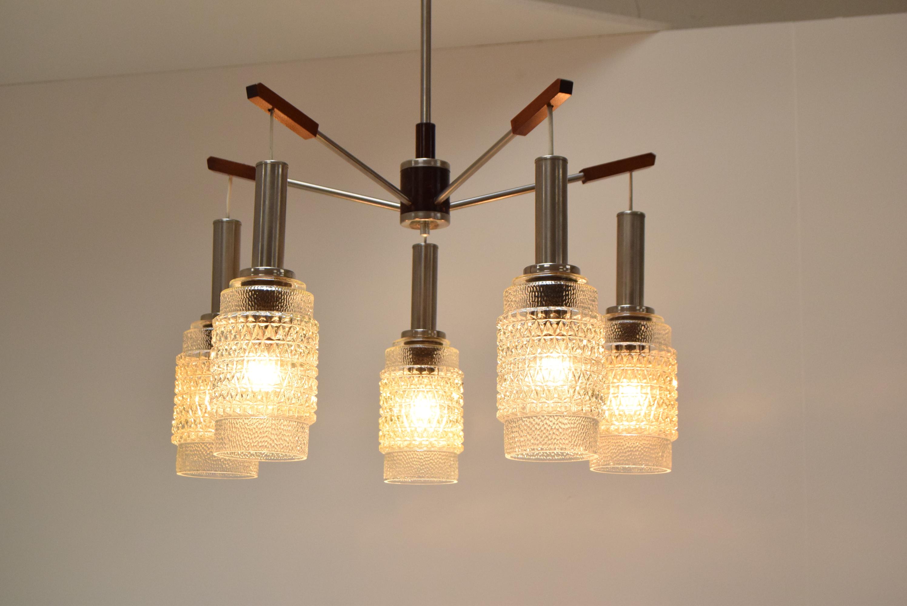 Mid-Century Modern Midcentury Germany Chandelier, 1970s For Sale