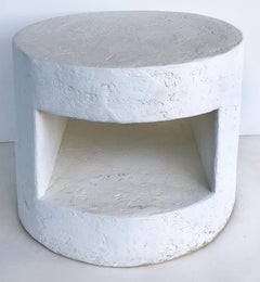 Table en finition gesso du milieu du siècle dernier, à la manière de John Dickinson