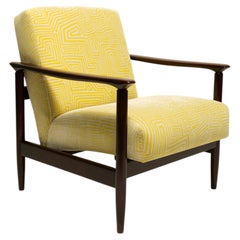 Mid Century GFM-142 Armchair, Jamu Jungle Velvet by Dedar, E. Homa, Europe, 1960