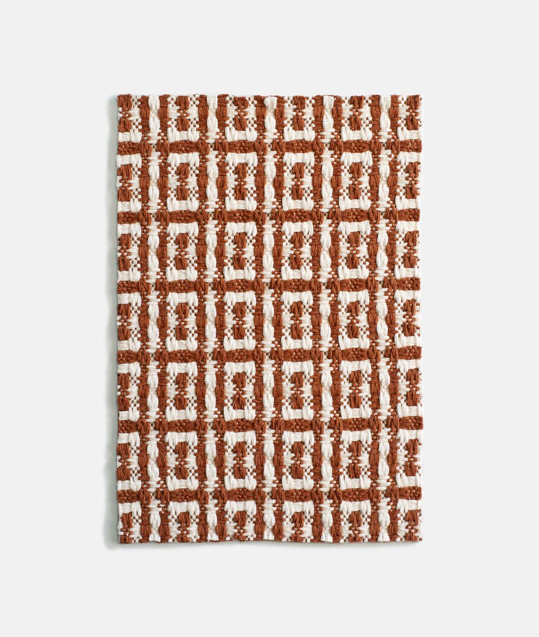 Sgabello GFM di metà secolo in tweed jacquard Dedar geometrico, E. Homa, Europa, anni '60 in vendita 3
