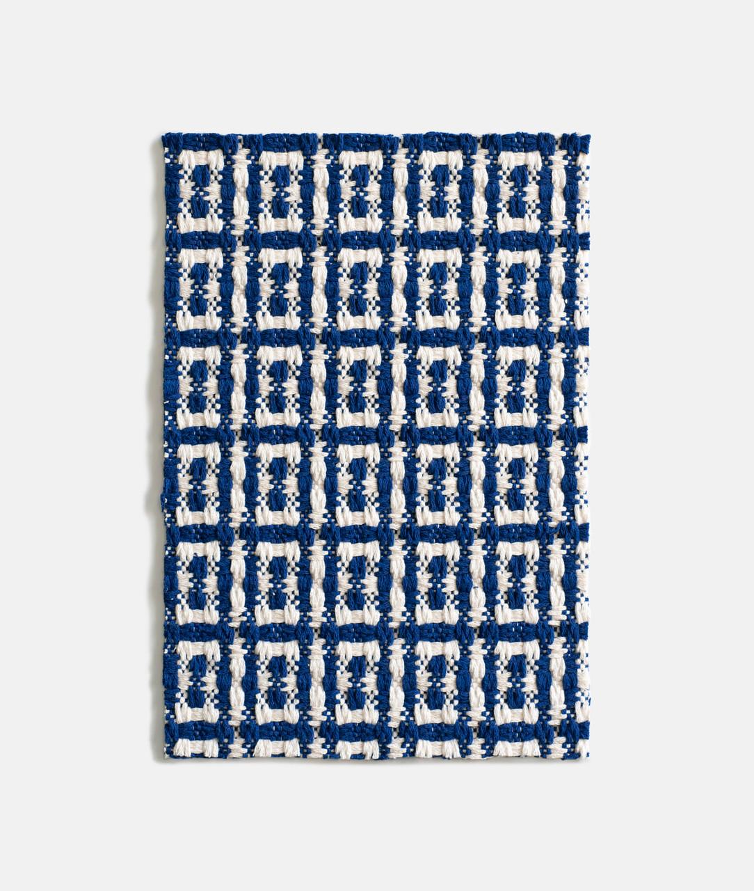 Sgabello GFM di metà secolo in tweed jacquard Dedar geometrico, E. Homa, Europa, anni '60 in vendita 5