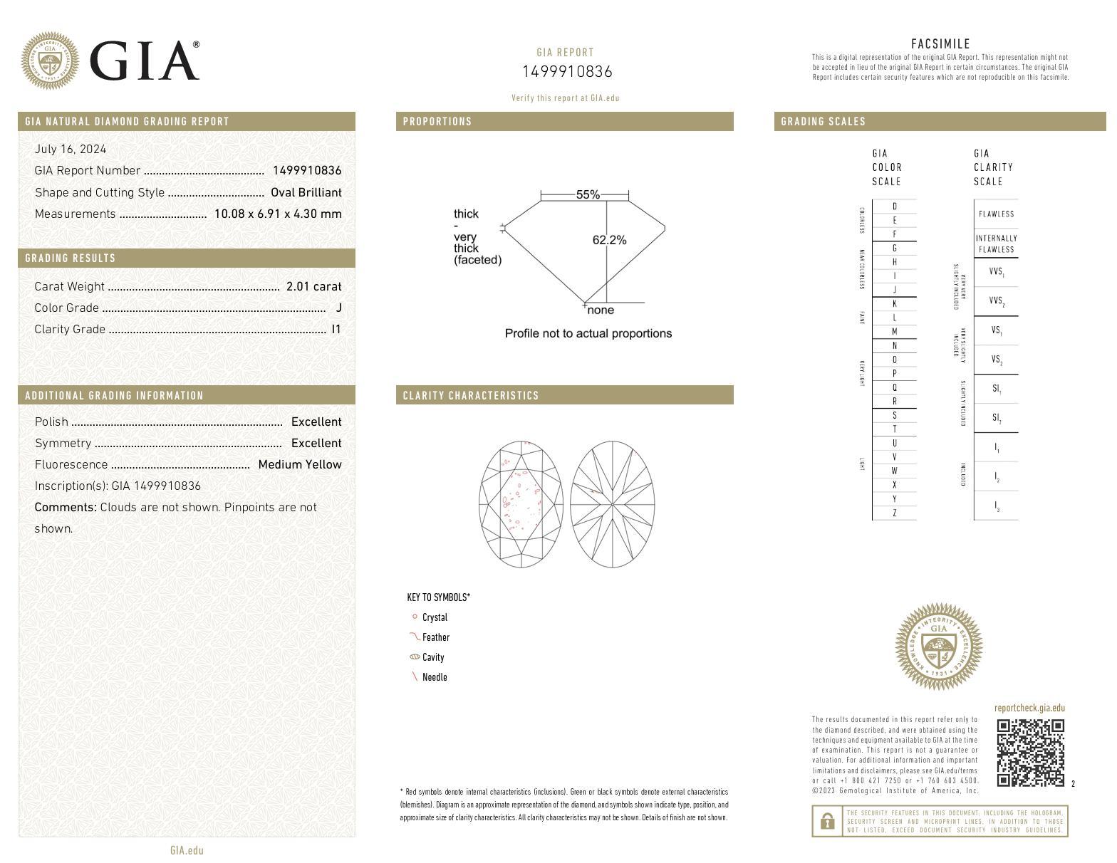 Anello a grappolo in platino con diamante GIA da 2,01 carati di metà secolo In condizioni ottime in vendita a Beverly Hills, CA