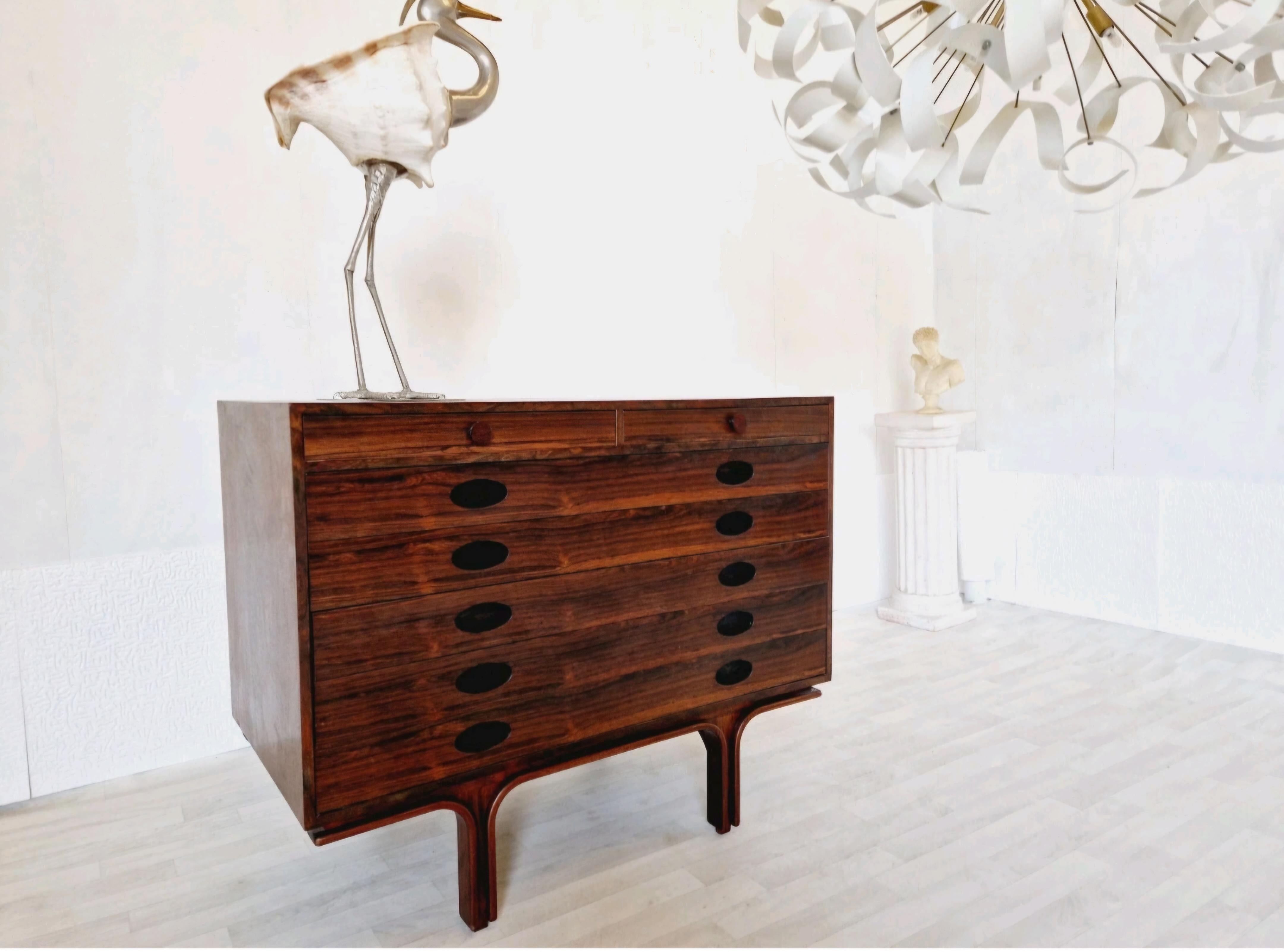 Mid Century Gianfranco Frattini Commode 1926-2004 Model 522 For Sale 1