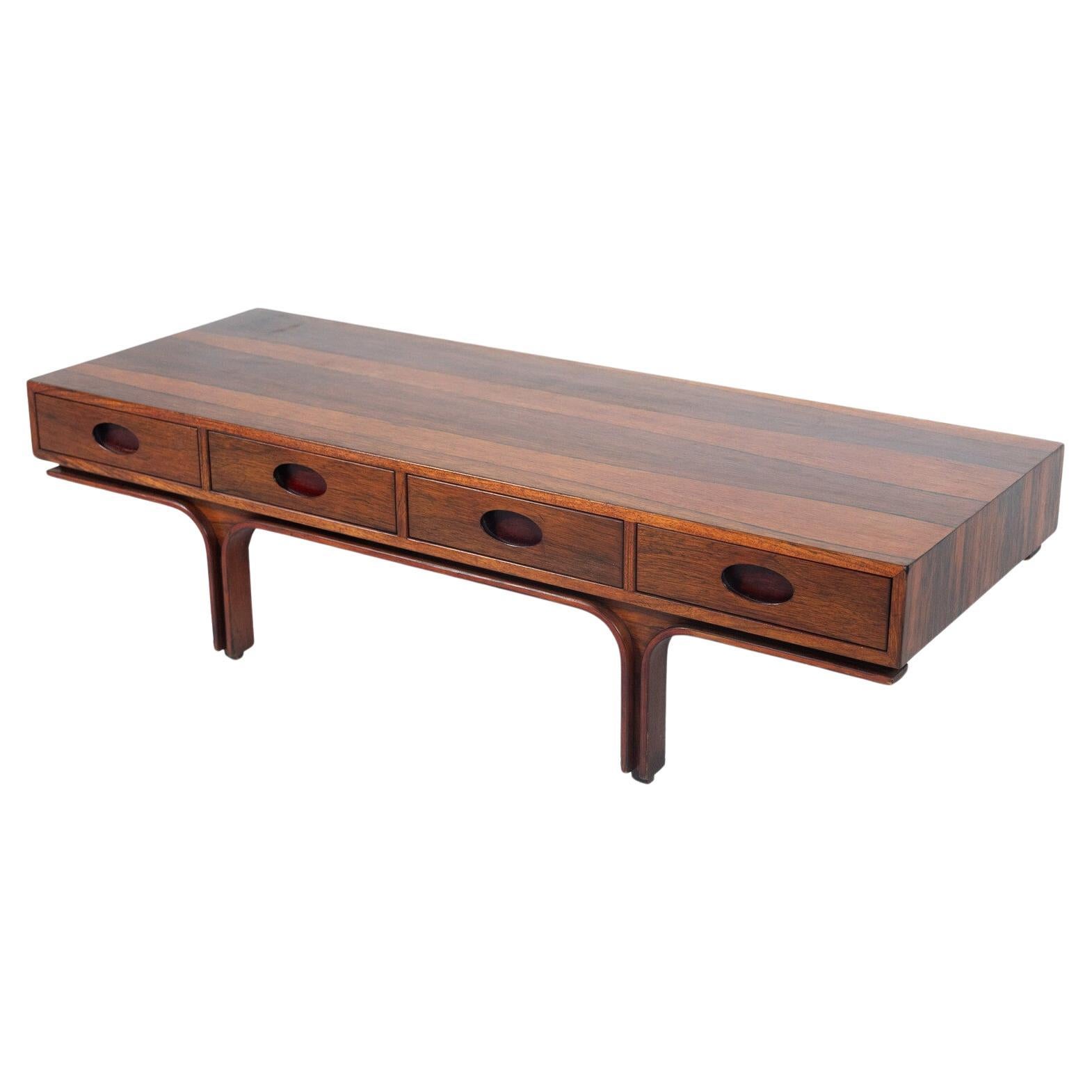 Table basse du milieu du siècle Gianfranco Frattini, pour Bernini, Italie, années 1960