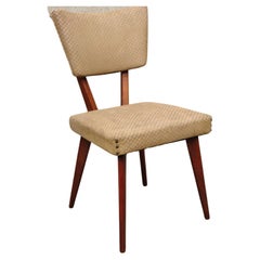 Mid-Century Gilbert Rohde Jens Risom Style Mahogany Dining Side Chair 'A'