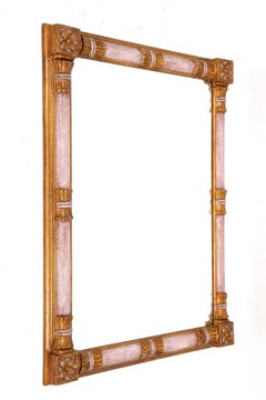 Mid Century Gilt Wall Mirror, Handcarved, 20th Century - Italy ca. 1950