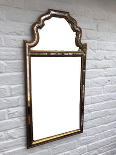 Mid Century Giltwood Moorish Style Mirror, by Labarge, Made in Belgium