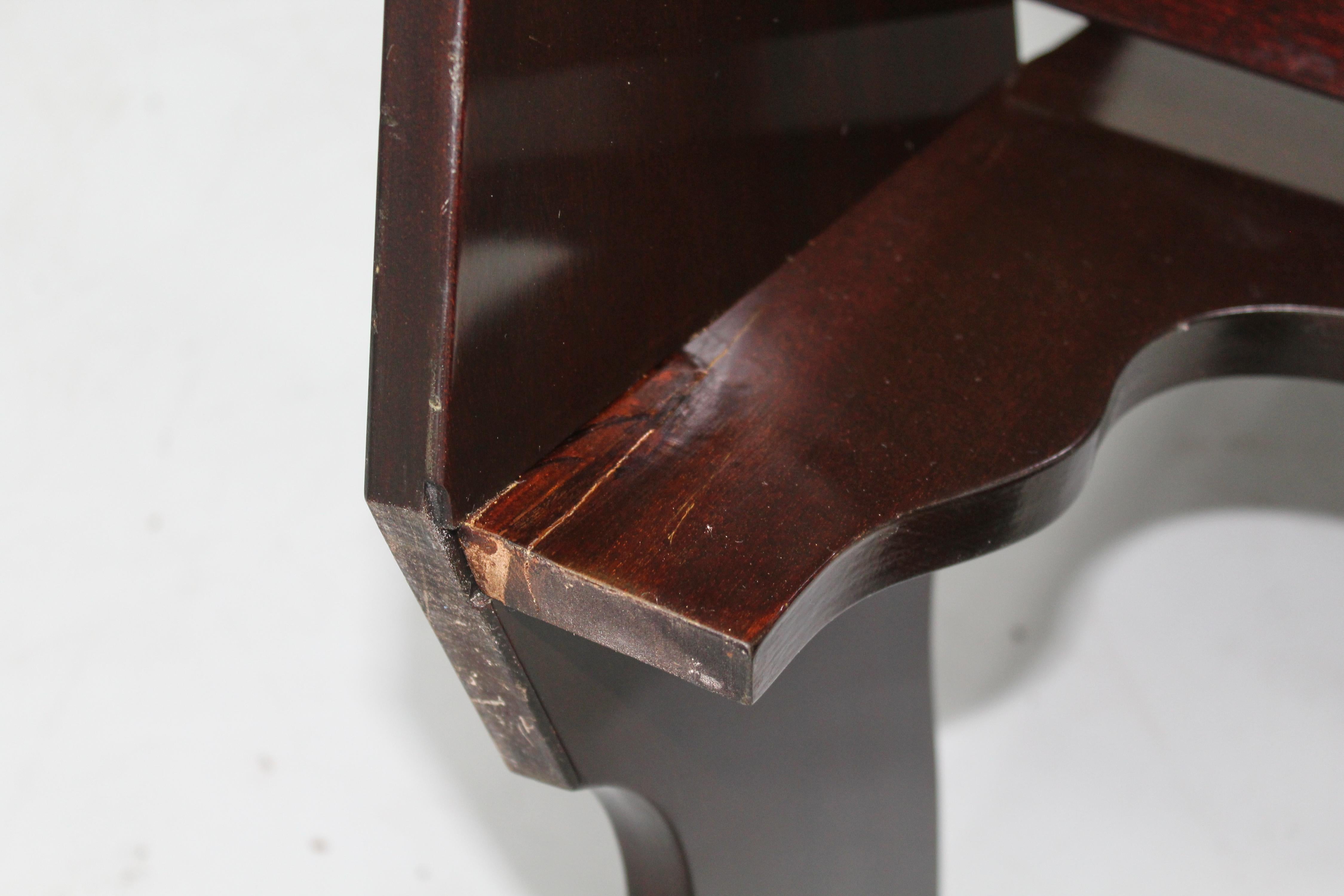 Mid-Century Gino Levi Montalcini Rationalist Naval Wooden Armchair, Italy 70s 12