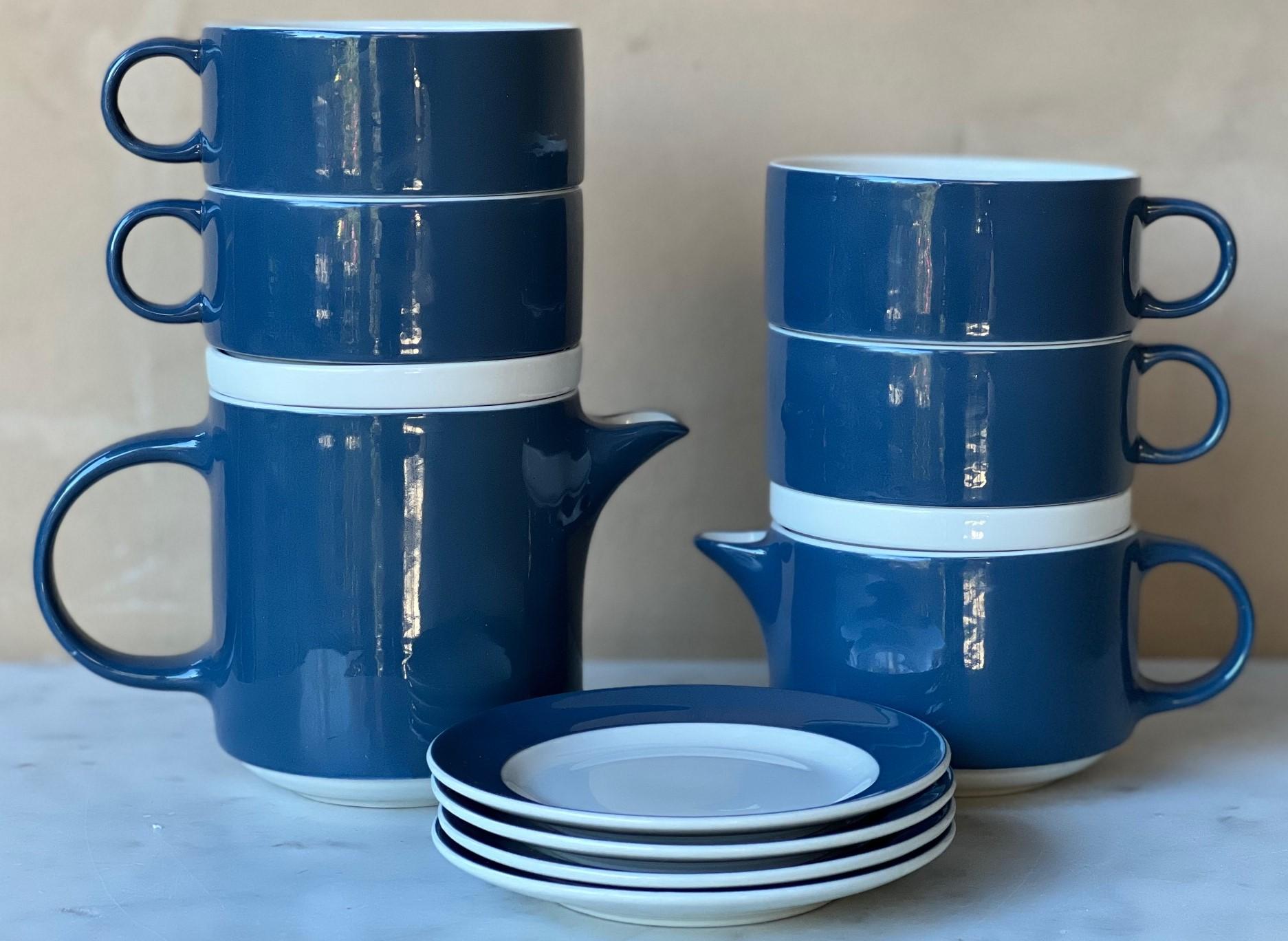 Mid-Century Ginori Tea /Coffee Set Designed by Gariboldi 3